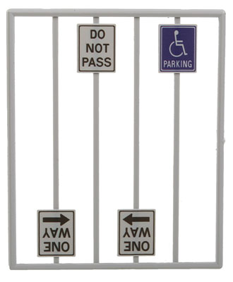 293-2068  -  Misc Road Signs 8/ - O Scale
