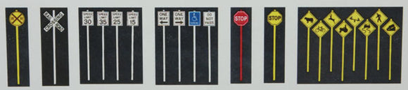 293-2079  -  O Scale Sign Asrtmnt 128/ - O Scale