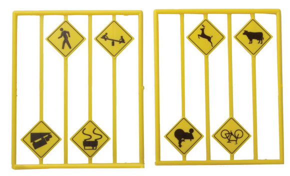 293-2076  -  Picture Warning Signs 8/ - O Scale