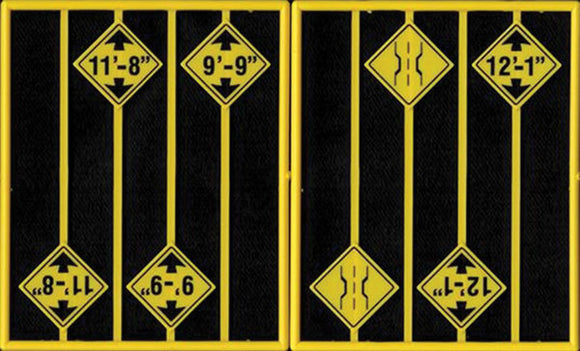293-2083  -  Bridge Warnign Signs 8/ - O Scale