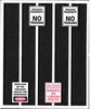 293-2101  -  No Trespassing Signs - O Scale