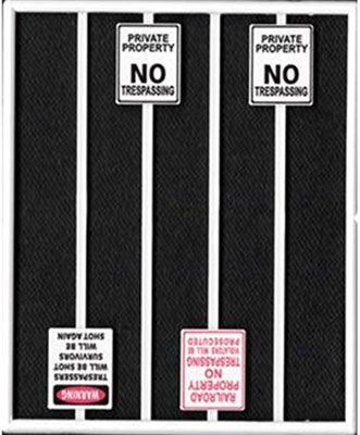 293-2101  -  No Trespassing Signs - O Scale