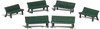 785-2758  -  Park Benches 6/ - O Scale