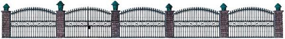 933-550  -  Wrought Iron Fence Kit - HO Scale