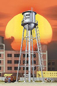 933-2826  -  City Water Tower B/U Slv - HO Scale