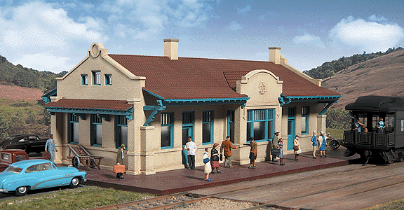 933-2920  -  Mission-Style Depot Kit - HO Scale