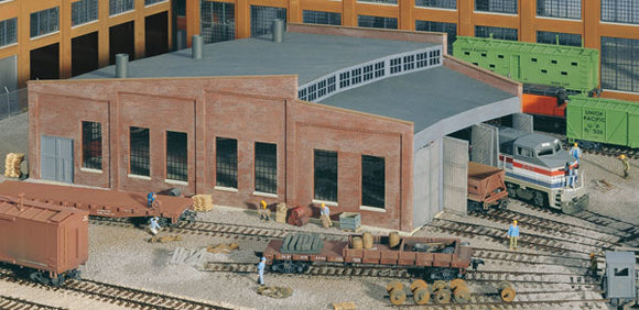 933-3041  -  Three-Stall Roundhouse - HO Scale