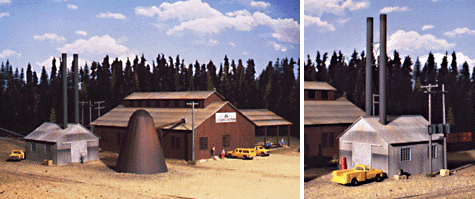 933-3058  -  Mountain Lumber Sawmill - HO Scale