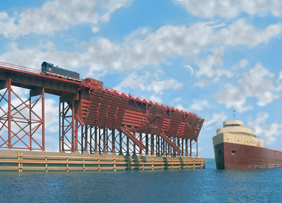 933-3065  -  Ore Dock Kit - HO Scale