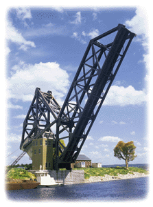 933-3070  -  Bascule Bridge Sngl-Track - HO Scale