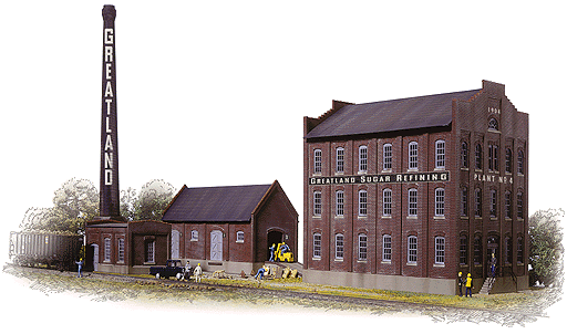 933-3092  -  Greatland Sugar Refining - HO Scale