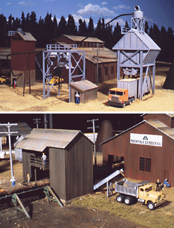 933-3144  -  Sawmill Outbuildings 4/ - HO Scale