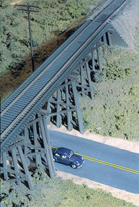 933-3147  -  Trestle w/Dck Grd Brdg 2/ - HO Scale