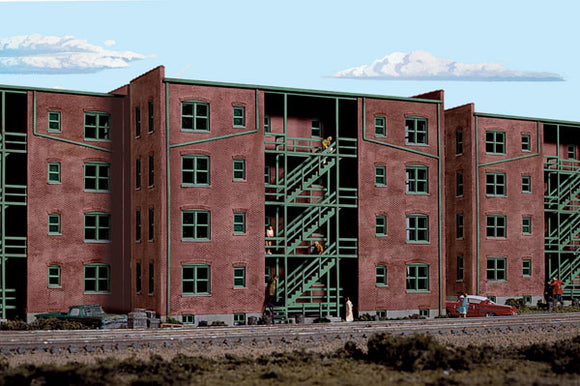 933-3177  -  Parkview Ter Bckgrnd Bldg - HO Scale