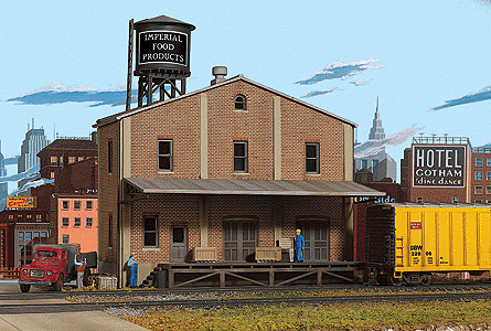 933-3184  -  Imperial Food Bckgrnd Bld - HO Scale