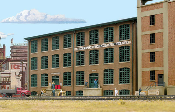 933-3189  -  Fireprf Strg Bkgrnd Bldg - HO Scale