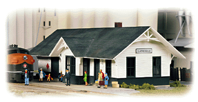 933-3240  -  Clarkesville Depot Kit - N Scale