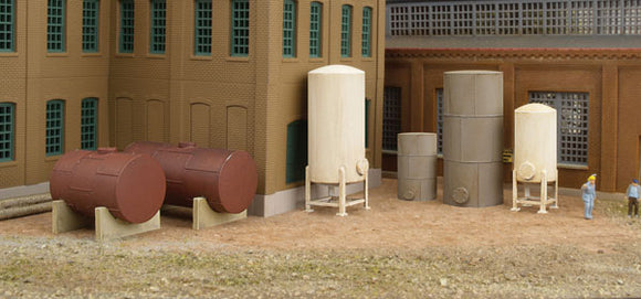 933-3265  -  Storage tanks          6/ - N Scale