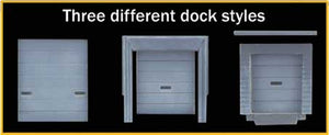 933-3268  -  Truck & Railroad Docks - N Scale