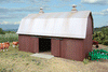 933-3330  -  Rural Meadowhead Barn Kit - HO Scale