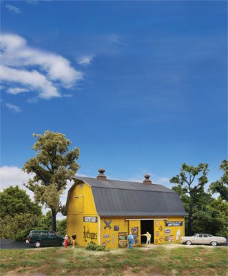 933-3339  -  Antiques Barn Kit - HO Scale