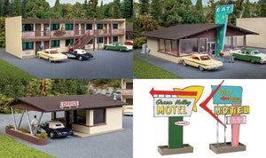 933-3487  -  Vint Mtr Htl & Restaurant - HO Scale