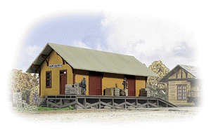 933-3533  -  Golden Valley Frt Hse Kit - HO Scale