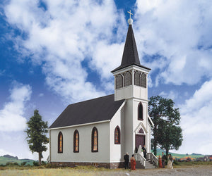 933-3655  -  Cottage Grove Church Kit - HO Scale