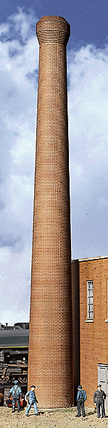 933-3728  -  Smokestack 1-Pc Brick 2/ - HO Scale