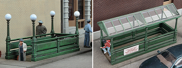 933-3762  -  CS-Subway Entrance 2/ - HO Scale