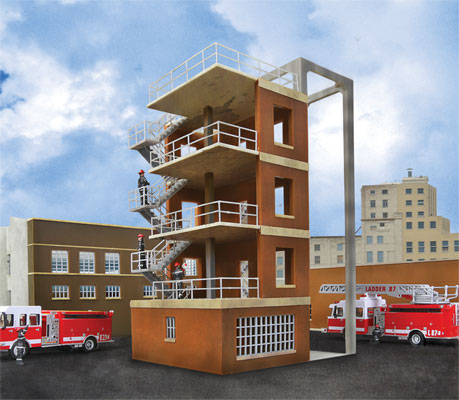 933-3766  -  Fire Dept. Drill Tower - HO Scale