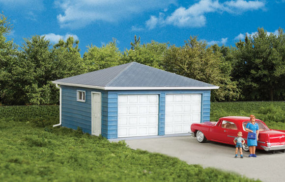 933-3793  -  2-Car Garage Kit - HO Scale