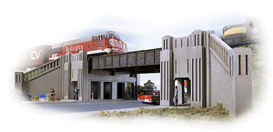 933-3800  -  Highway Underpass ArtDeco - N Scale