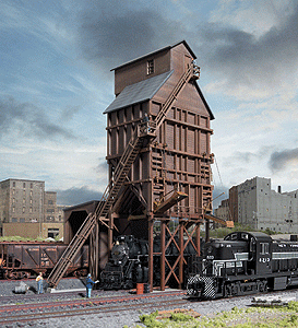 933-3823  -  Wood Coaling Tower Kit - N Scale