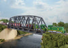933-3870  -  Sngl-Trk Arch Prt Trs Brg - N Scale