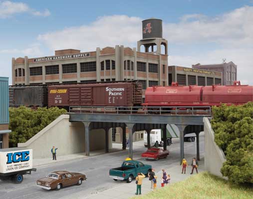 933-3871  -  Urban Steel Overpass Kit - N Scale