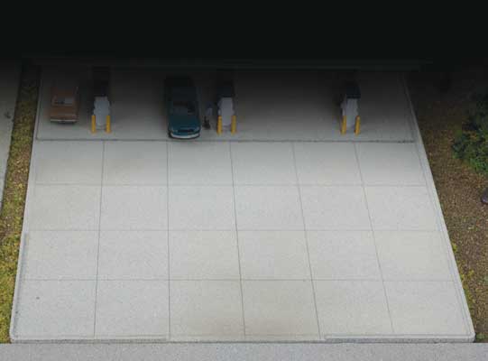 933-3886  -  Modern Parking Lot - N Scale