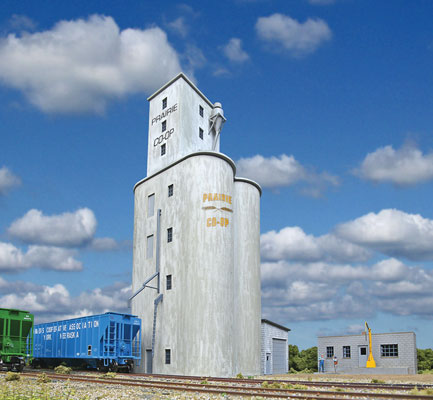 933-4047  -  Prairie CO-OP Elevator - HO Scale