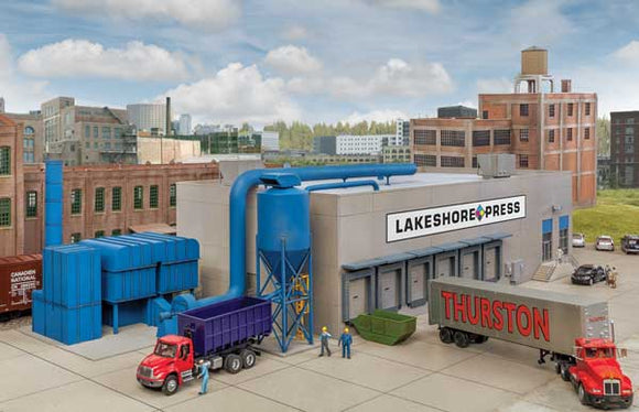 933-4079  -  Printing Plant Modern Kit - HO Scale