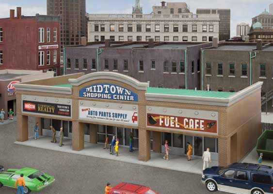 933-4116  -  Modern Shopping Center II - HO Scale