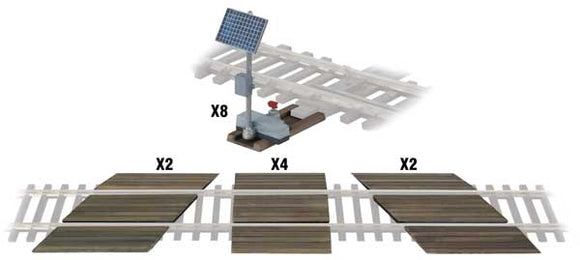 933-4124  -  Intmdl Yard Details - HO Scale