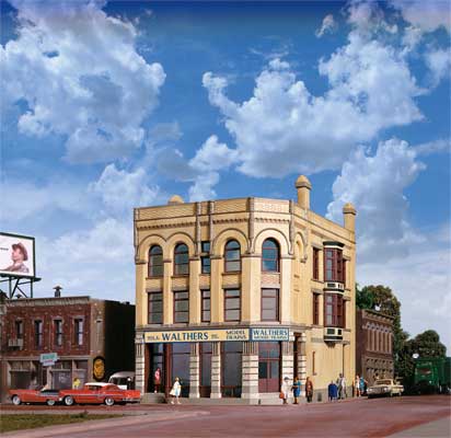 933-4203  -  Walthers Water St. Bldg - HO Scale
