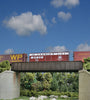933-4502  -  Sngl-Trk Thru Grd Brg 70' - HO Scale