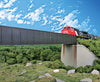 933-4503  -  Sngl-Trk Thru Grd Brg 90' - HO Scale