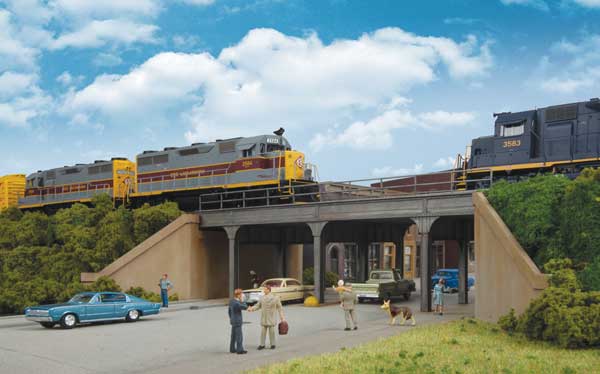 933-4561  -  Urban Overpass Steel Kit - HO Scale