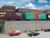933-4562  -  Urban Undrpss Retng Walls - HO Scale