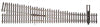 948-83018  -  Cd 83 NS DCC T/O #6 Right - HO Scale