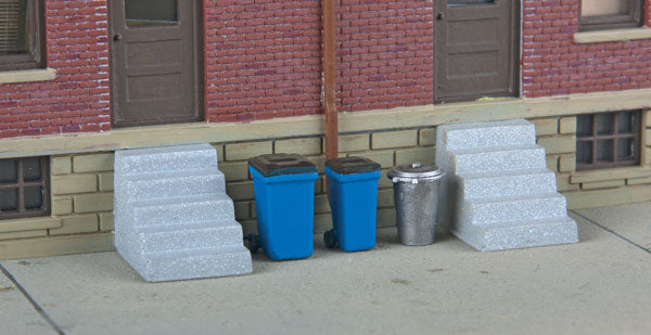 949-4127  -  Vintage Garbage Cans 20/ - HO Scale