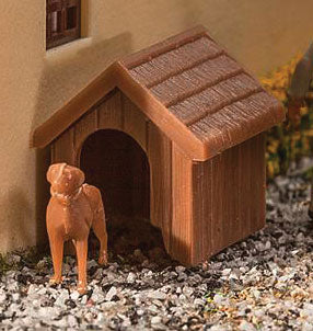 949-4147  -  Dog and Kennel - HO Scale