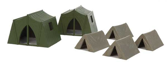 949-4165  -  Camping Tents 6/ - HO Scale